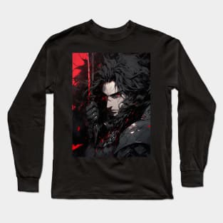 Hunters of the Dark: Explore the Supernatural World with Vampire Hunter D. Illustrations: Bloodlust Long Sleeve T-Shirt